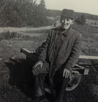 Grandfather Josef Mrlík from Lhotka, shoemaker and small farmer, undated