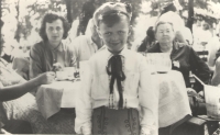 In Baráčník uniform, circa 1960