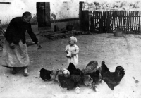 Brother Hubert with grandmother