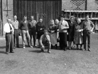 Kubný family in Kobeřice / first from left father František Kubný / first from right Josef Kubný