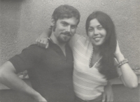 Sister Hana with husband, 1970