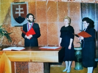 Sobášiaci viceprimátor Nových Zámkov v roku 1994