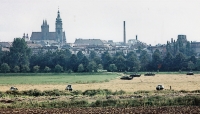 Tanks in Hradec Králové, August 1968