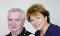 With husband Miroslav, 2009