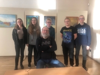 Vladimír Drápal with the team of the Stories of Our Neighbours project (2022)