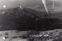 Osada Václav (Wenzelsdorf) poblíž Velkého Zvonu a československo-bavorské hranice, 1987