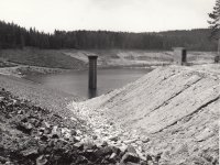 Construction of the Tatrovice Dam / 1960s