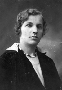 Ladislav Jawork's mother Aloisie Jaworková, maiden name Březová, around 1930