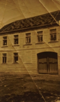 Rodný dům Jana Chloupka v roce 1921