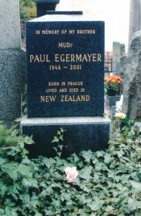 Monument of brother Pavel at Vyšehrad