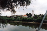 Záhorská Ves on the right bank of the Morava River in Austria, summer 1990