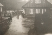 Floods in Jablonec nad Jizerou, 1942