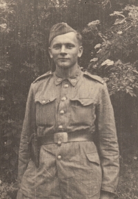 Witness's father Mikuláš Liščinka, circa 1945