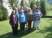 The older generation of the Čapek family, Jelena and Ondřej at right, 2017