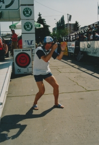 Rudolf Kulka fotí Rallye Škoda, 1993