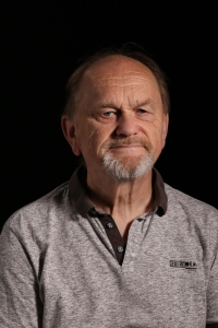 Ondřej Čapek during the filming for Memory of Nation in 2023