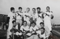 Witness's softball team, Black Horses, Prague-Letná, 1966