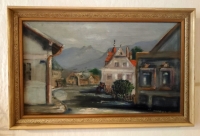 Painting by Josef Mrňák - Hejnice