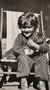 Tereza Boučková in her childhood