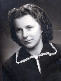 Marie Obrusníková, asi 1956