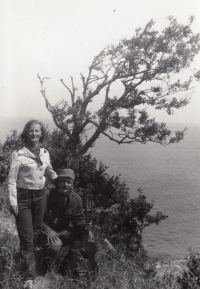 Ladislav Kukla with his wife in Bulgaria