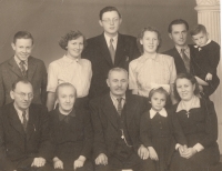 Family of Josef Sedlák, 1952