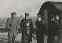 Journey to Korea 1954, Czech representatives, in the middle the commander of the second Czechoslovak DKNS in the DPRK, Gen. Josef Hečko