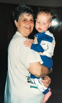 With grandson David, 1996