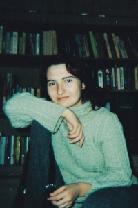 Tetiana Luhova as a student, 2000