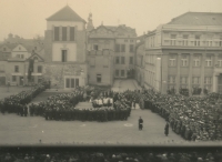 Pohřeb továrníka Prokopa v roce 1933