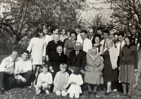 František Randa with his extended family