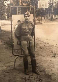 In the army near Pskov (Russian SFSR), 1964
