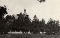 Rodinná vila na Hrubé Skále, 1955