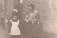 Olena Bokova in the first grade 