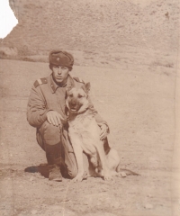 Father Anatolii Kravchenko during his military service. Turkmen SSR, 1969