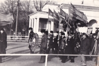 Демонстрація до річниці Жовтневої революції. Краматорськ, 1978 р.