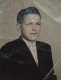 Jan Chloupek at the age of fifteen