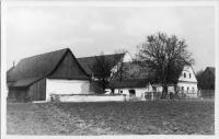 The farmstead assigned to Šimek´s family in the German town of Libina (presently Libina) in 1946