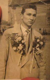 František Nekvinda starting his military service in 1960.