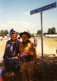 Konvička and Vincour on Baden Powell avenue in Dronten