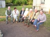 Before the celebration of Mr. Rajdus' 87th birthday, we met with some oldscouts at a bone fire