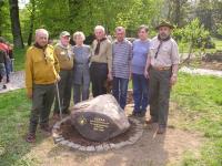 The unveiling of the stone of rememberance on April 24, 2009