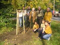 Planting a Ginkgo Biloba tree on 12.10.2008