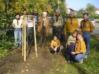 Planting a Ginkgo Biloba tree on 12.10.2008