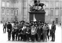 A trip of the troop to Prague, 1970