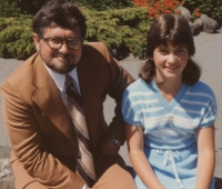 František with daughter Barbara in Canada