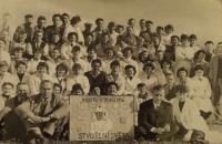 Film team of The movie "The Creation of the World", 1957 