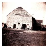 The farmstead in Velké Zboží before the war - the barn