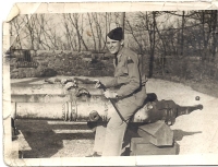 One of two photos of his father (1945), which Vladimír Mišík got from his mother