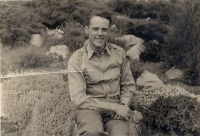 One of two photos of his father (1945), which Vladimír Mišík got from his mother